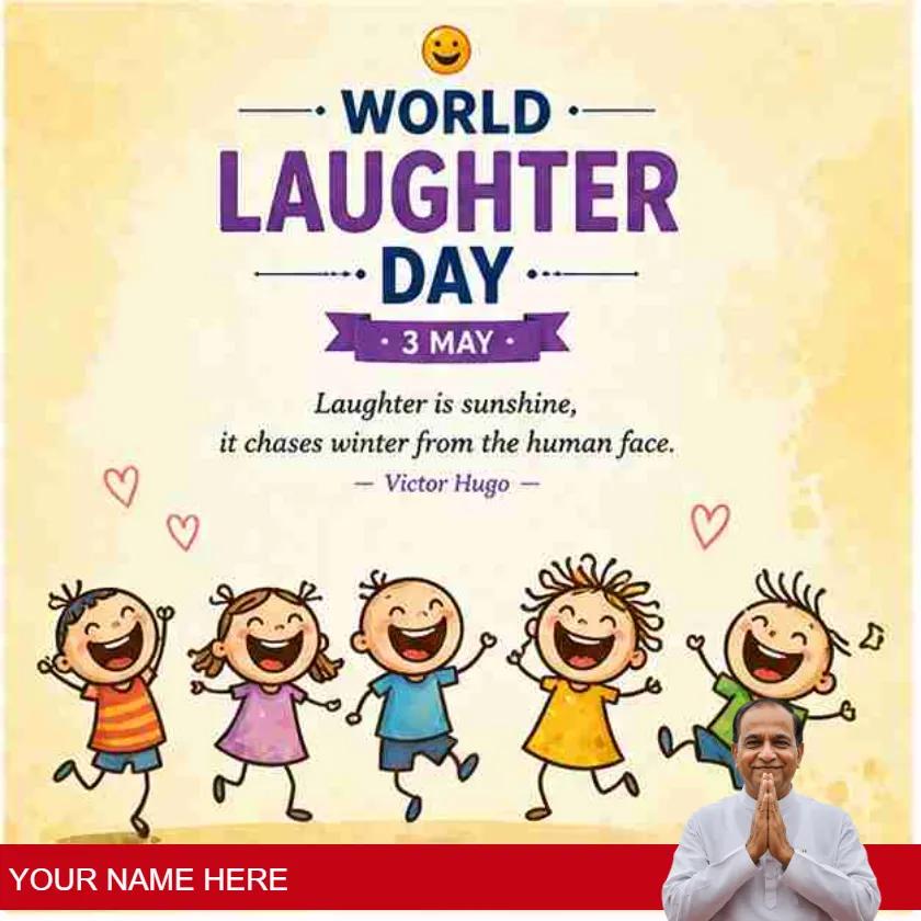 happy world laughter day greetings in english