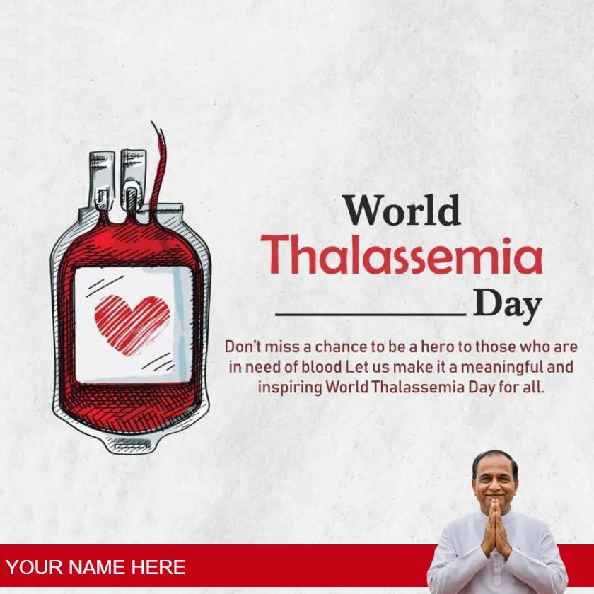 happy world thalassaemia day greetings in english