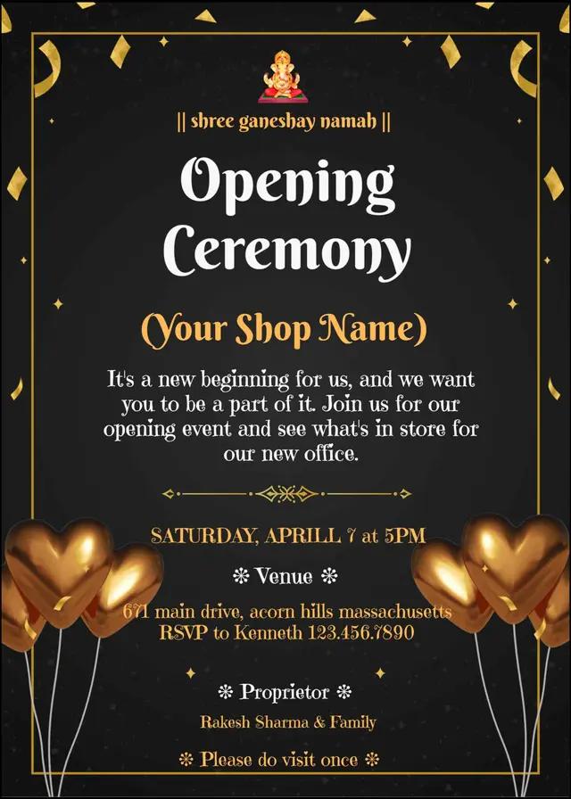 opening ceremony