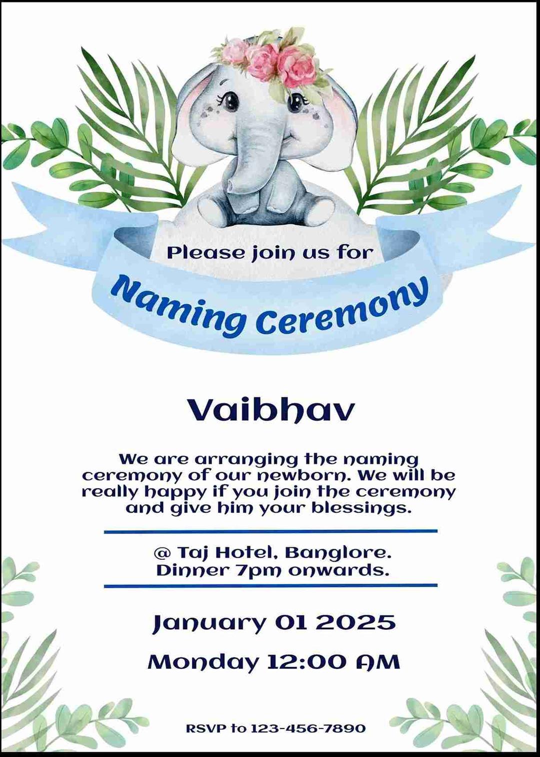 naming ceremony