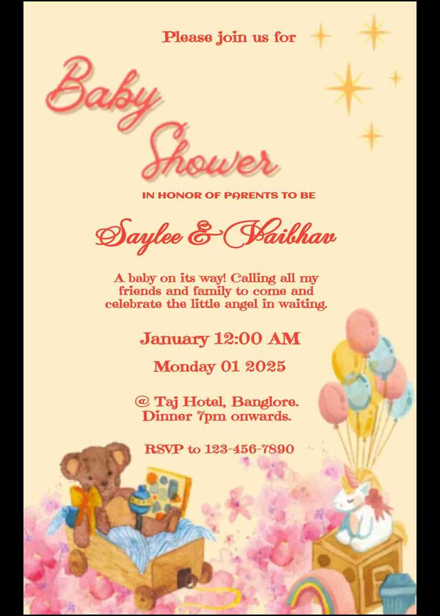 Ocean adventure baby shower invitation card - easyinvite