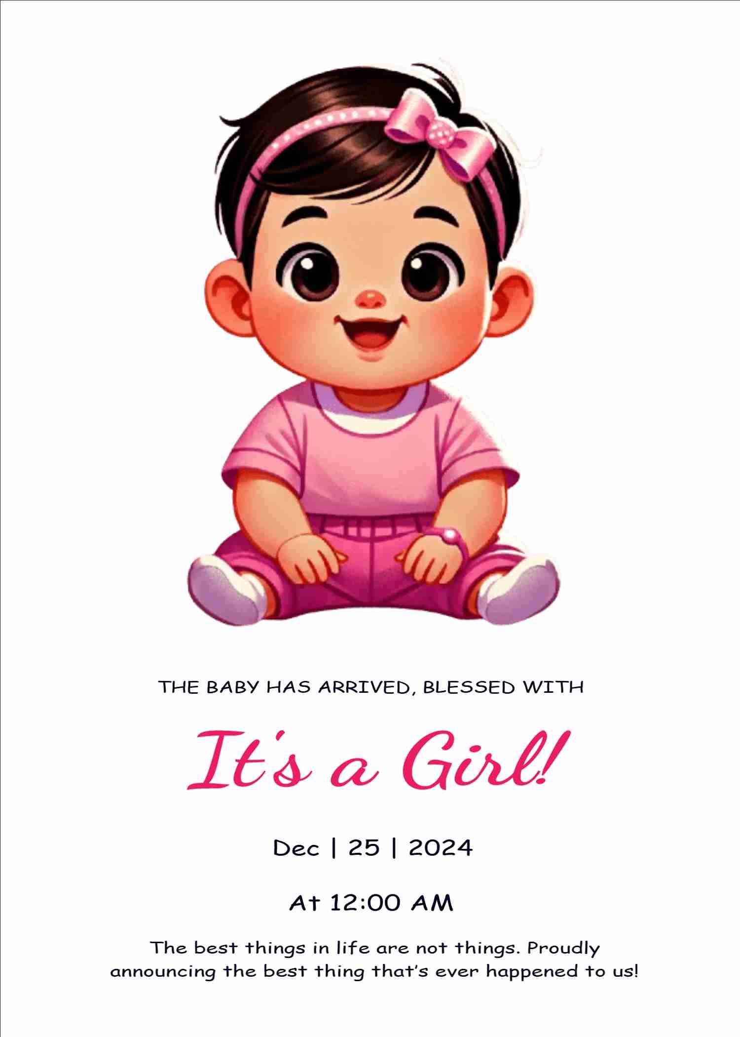 It’s a girl cards free online