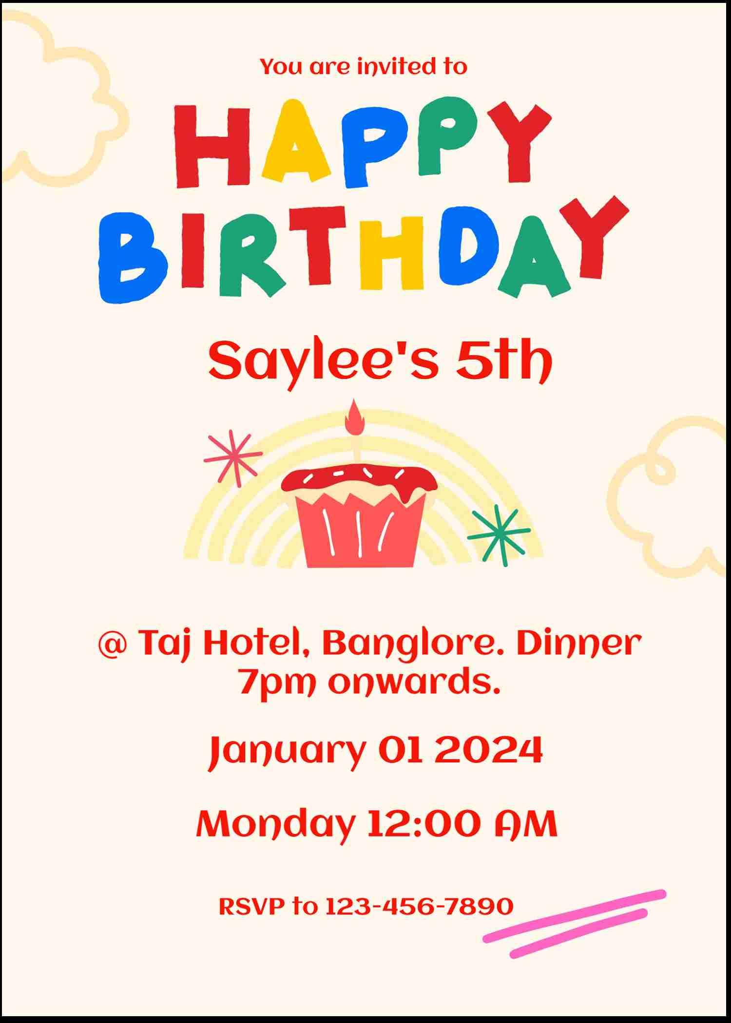 Create custom birthday invitations with ease - easyinvite