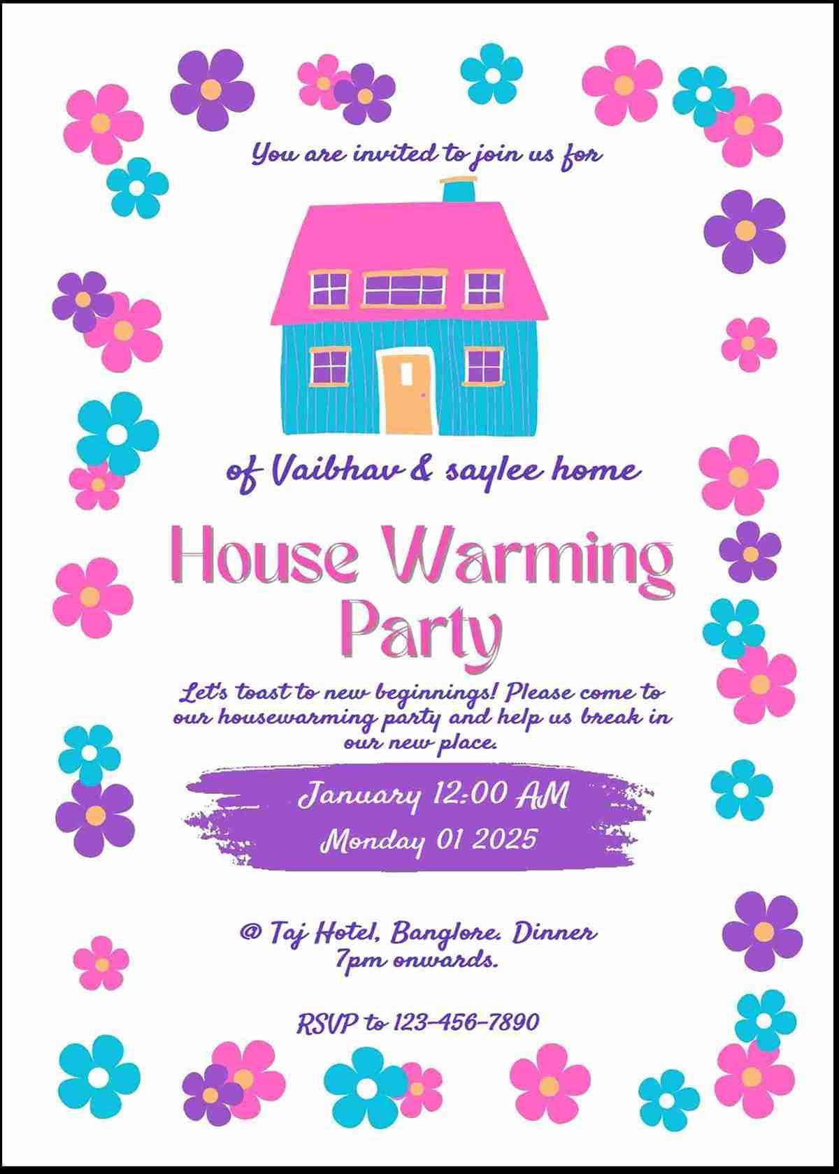 Free housewarming invitation card maker - easyinvite
