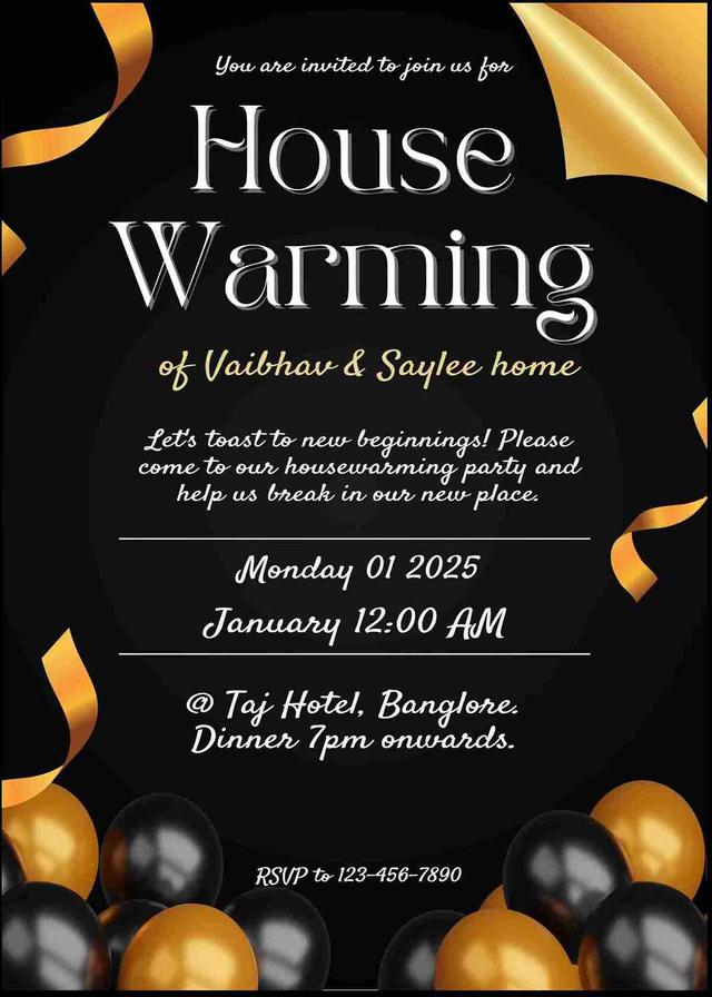 Free online housewarming invitation card maker - easyinvite