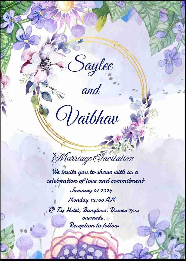 Create stunning wedding invitations online - easyinvite