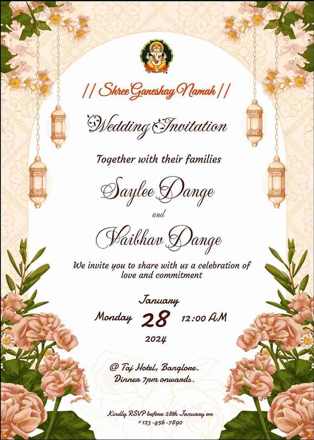 Design and create wedding invitation cards in minutes