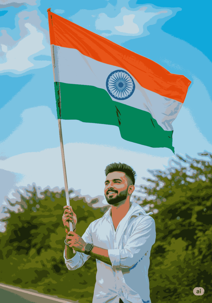 Roadside Flag Waver
